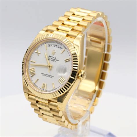 rolex gold mens watch price|Rolex day date 40 yellow gold.